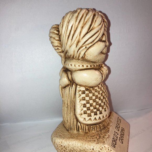 Vintage 1970s Paula Figurine Knick-Knack "World's Greatest Grandma" Mother's Day - Picture 4 of 8